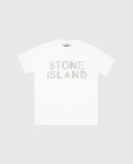 Stone Island: Футболка с принтом 