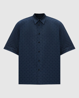 Givenchy: Голубая рубашка 