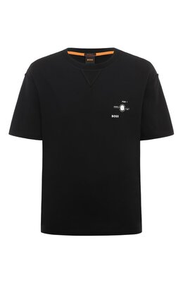 BOSS Orange: Хлопковая футболка 