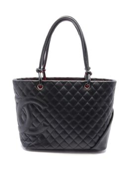 CHANEL Pre-Owned: Чёрная сумка 