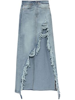 VETEMENTS: Драпированная юбка 