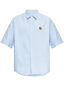 Kenzo: Рубашка с цветочным принтом 