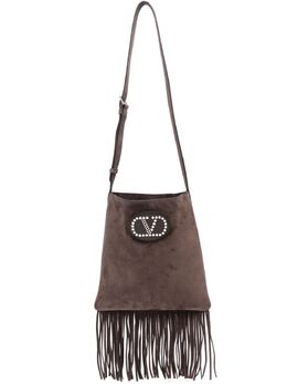 Valentino Garavani: Коричневая сумка 