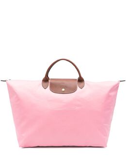 Longchamp: Розовая дорожная сумка  Le Pliage Original