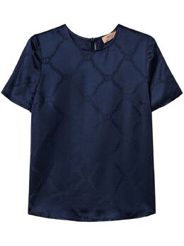 TWINSET: Жаккардовая футболка  Oval T