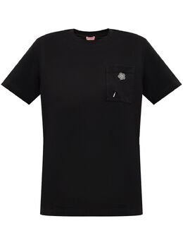 Kenzo: Футболка с цветочным принтом 