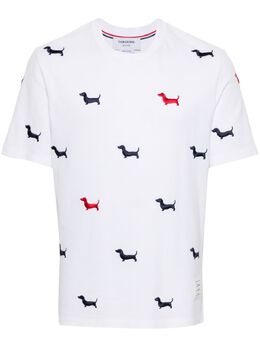 Thom Browne: Футболка с вышивкой 