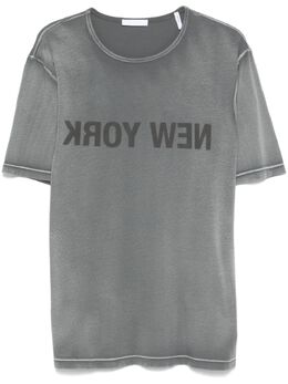 Helmut Lang: Футболка с принтом 