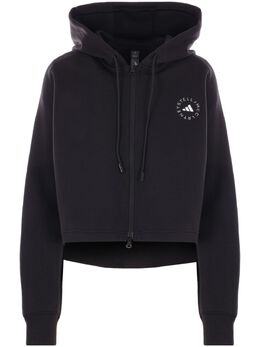 adidas by Stella McCartney: Чёрная толстовка 
