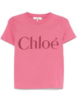 Chloé: Футболка с принтом 