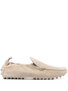 Tod's: Светлые лоферы  Gommino