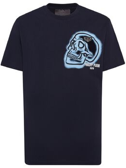 Philipp Plein: Футболка  Skull с принтом