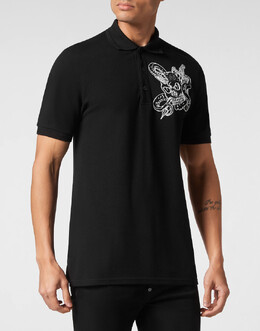 Philipp Plein: Кожаное поло 
