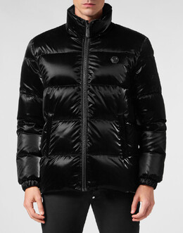 Philipp Plein: Чёрный пуховик 