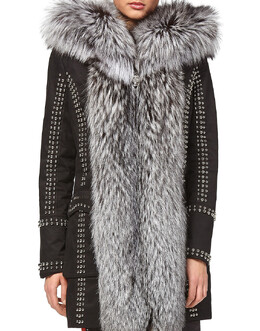 Philipp Plein: Чёрный пуховик 