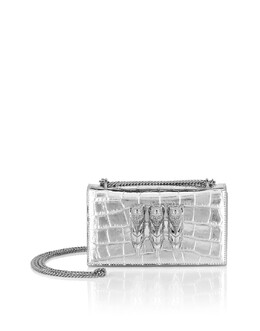 Philipp Plein: Серебристая сумка 