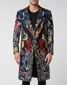 Philipp Plein: Серое пальто 