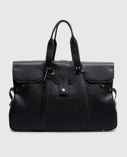 Brunello Cucinelli: Чёрная дорожная сумка 
