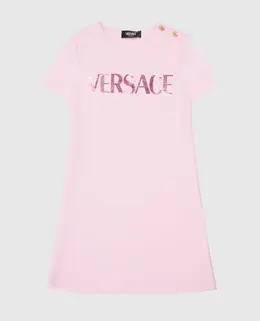 Versace: Розовое платье 
