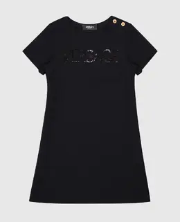 Versace: Чёрное платье 