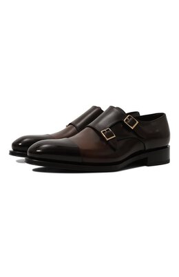 Santoni: Тёмные туфли  Carter