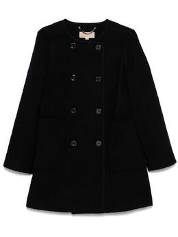 Michael Michael Kors: Чёрное пальто 