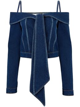 Nina Ricci: Куртка с открытыми плечами 