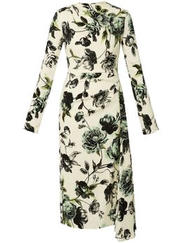 ERDEM: Драпированное платье 