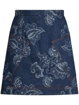 ETRO: Джинсовая юбка 