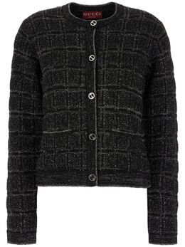 Gucci: Жаккардовый кардиган 