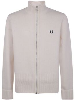 Fred Perry: Белый кардиган 
