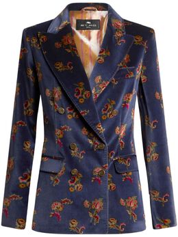 ETRO: Жакет с растительным принтом 