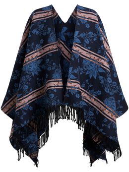 ETRO: Плащ с растительным принтом 