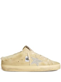 Golden Goose: Бежевые кроссовки  Super Star