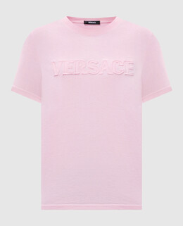 Versace: Рожеві футболки 