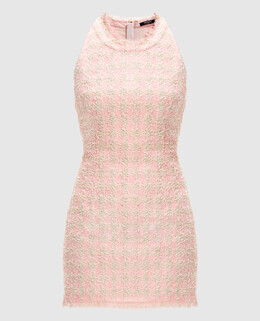 Balmain: Розовое платье 
