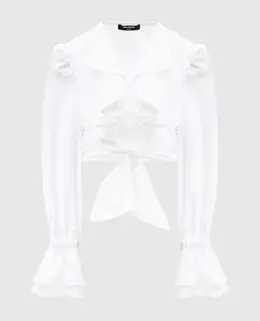 Balmain: Білі блузки 