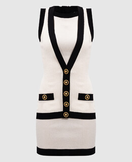 Balmain: Белое платье 
