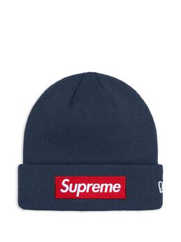 Supreme: Синяя шапка  Box Logo