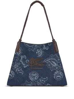 ETRO: Синяя сумка-шоппер 