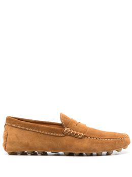 Tod's: Коричневые туфли  Gommino