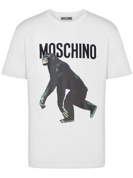 Moschino: Футболка с принтом 