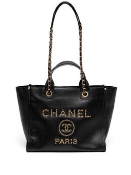 CHANEL Pre-Owned: Чёрная сумка 