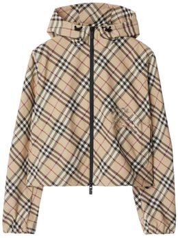 Burberry: Бежевая куртка 