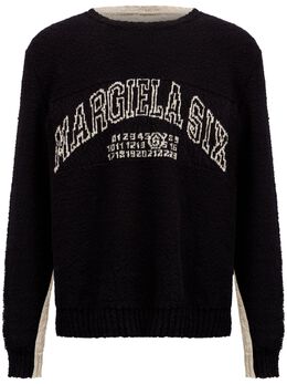 MM6 Maison Margiela: Чёрный свитер 
