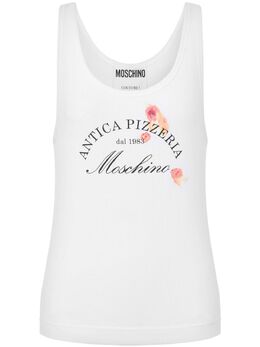 Moschino: Жилет с принтом 