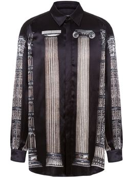 Moschino: Рубашка с принтом 
