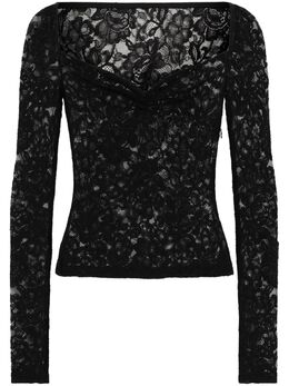 Dolce & Gabbana: Топ с растительным принтом 