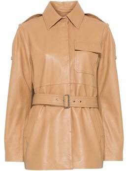 Victoria Beckham: Кожаная куртка 