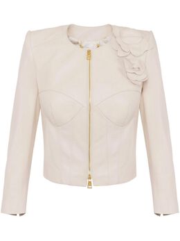 Elisabetta Franchi: Куртка с цветочным принтом 